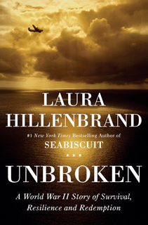 Book jacket for Laura Hillenbrand's Unbroken