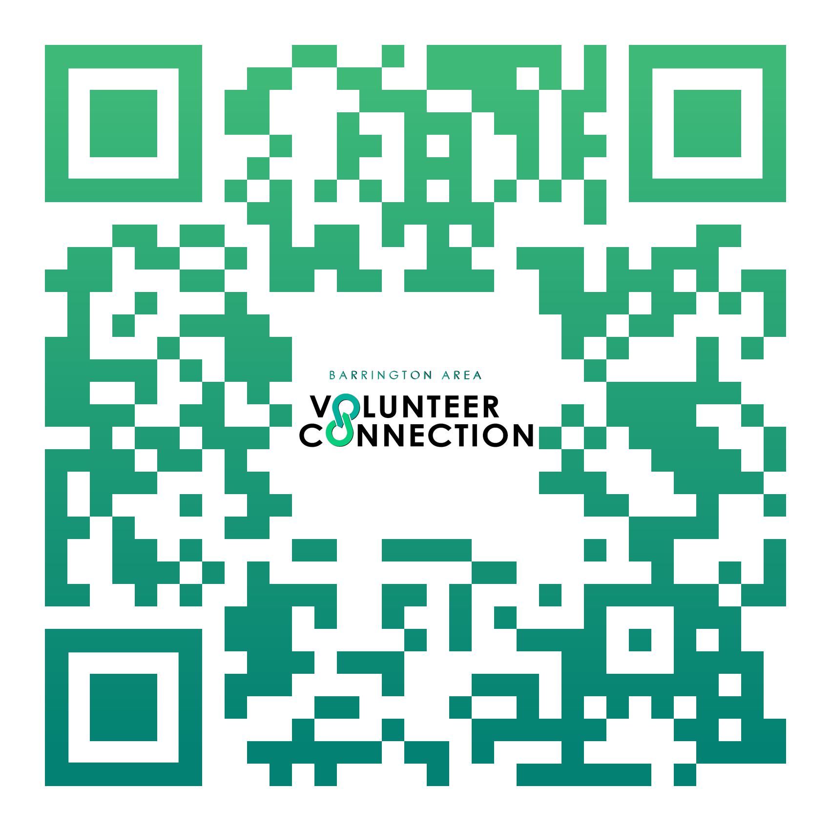 QR Code for Barrington Area Volunteer Connection