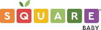 Multicolor logo for Square Baby company and link to their website